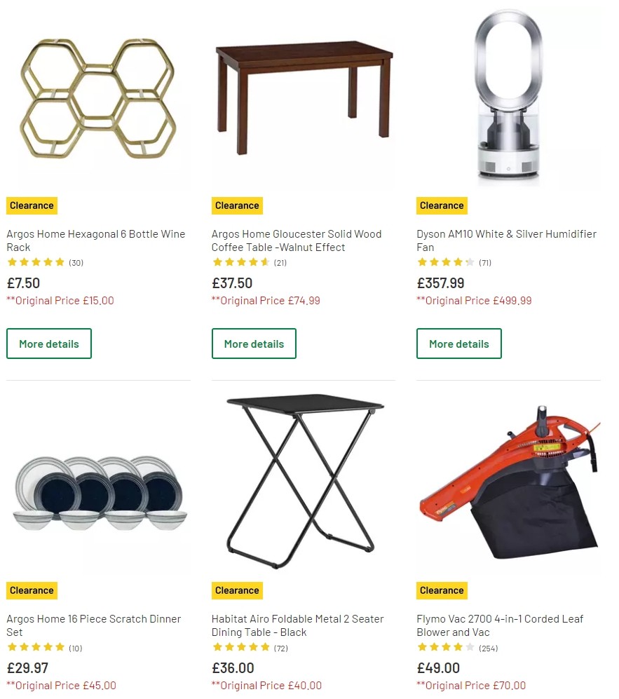 Argos Offers from 11 February