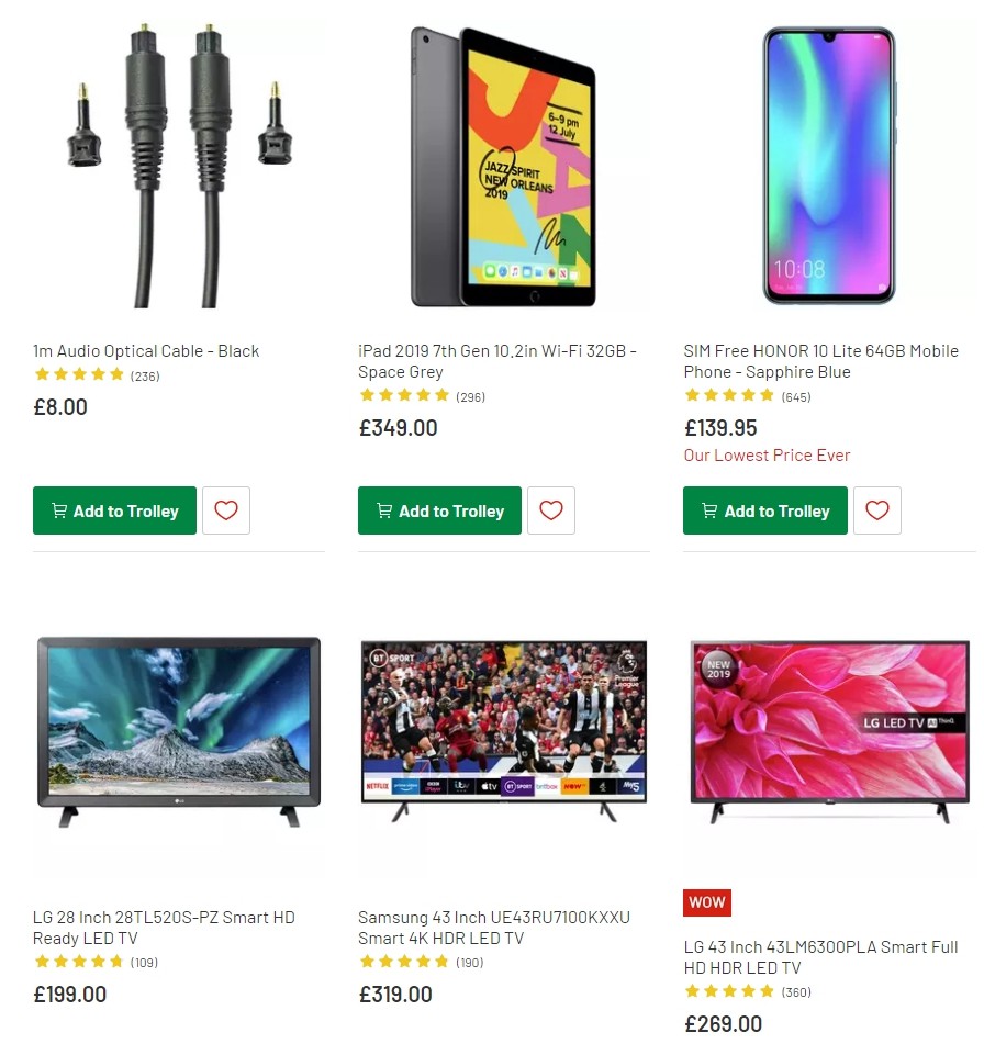 Argos Offers from 25 February