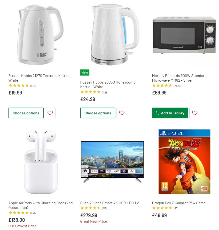 Argos Offers from 25 February