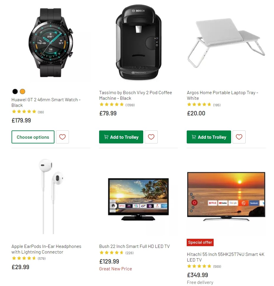 Argos Offers from 25 February