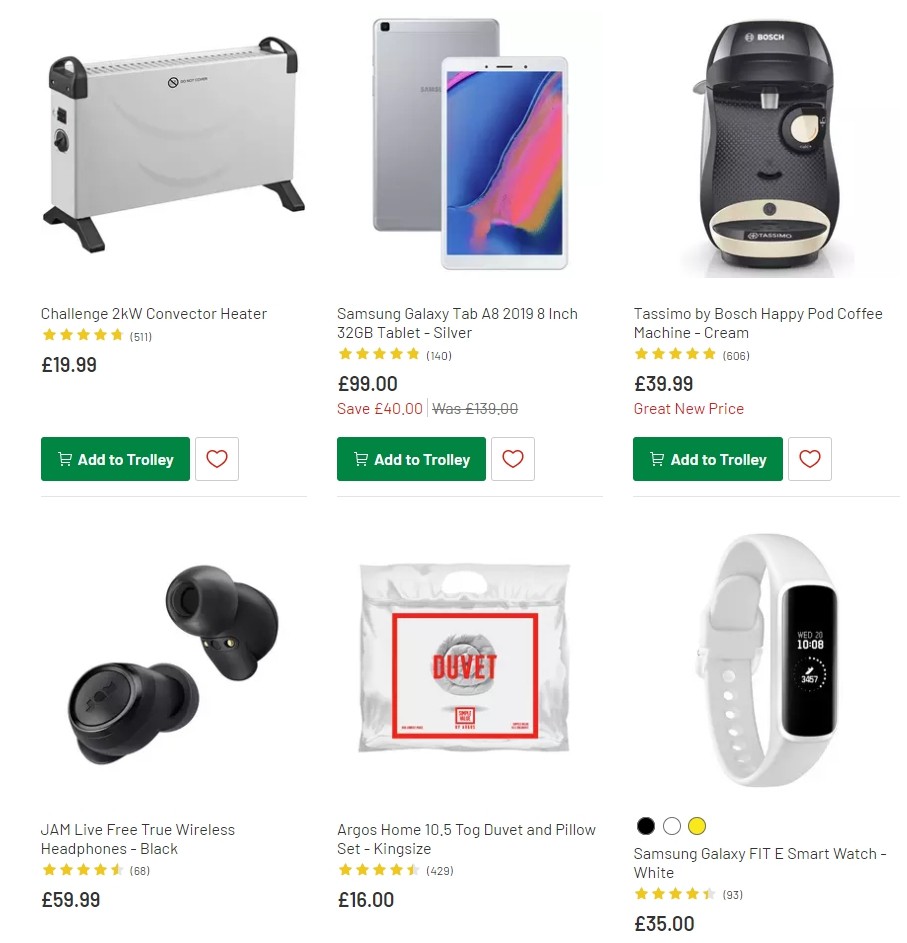 Argos Offers from 25 February