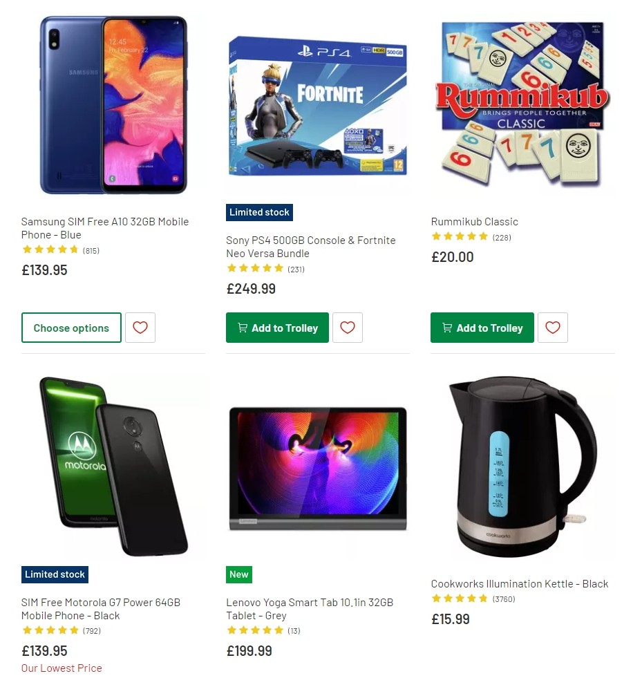 Argos Offers from 25 February