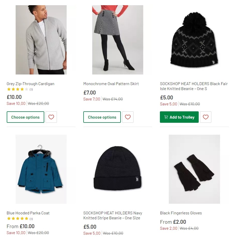 Argos Tu Clothing Sale Offers from 19 February