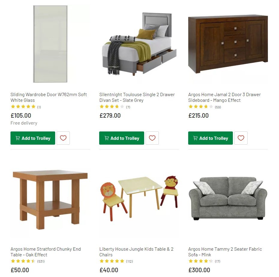 Argos Offers from 3 March