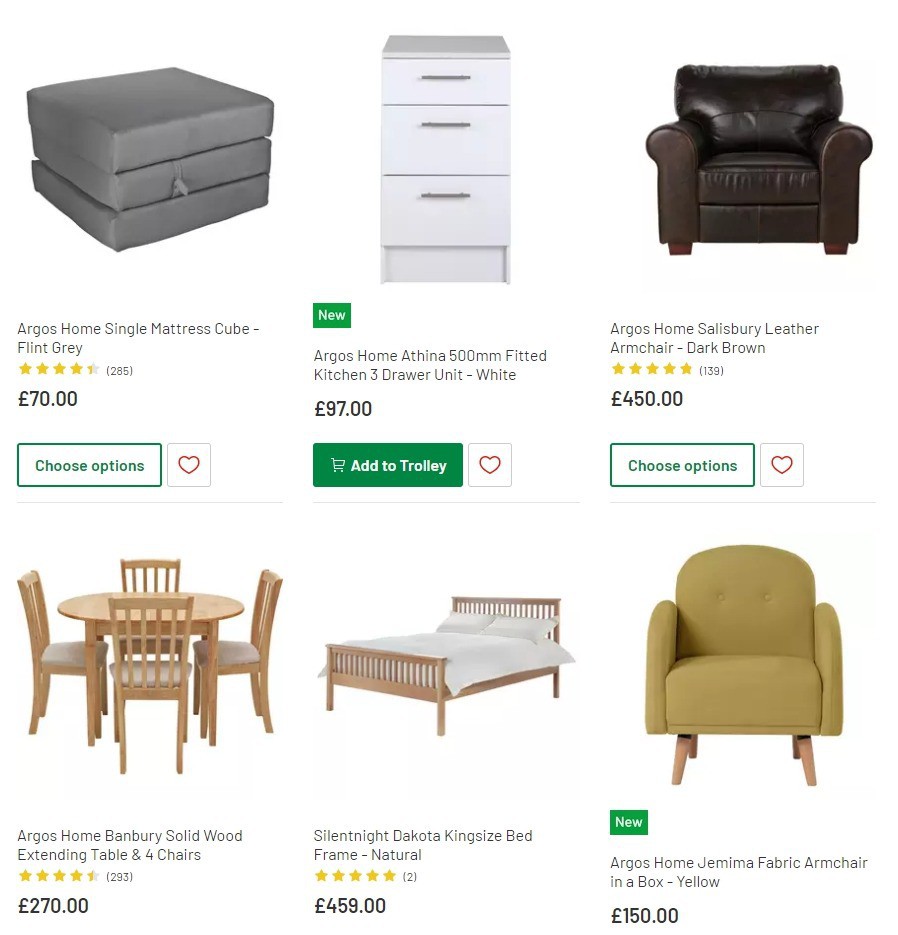 Argos Offers from 3 March