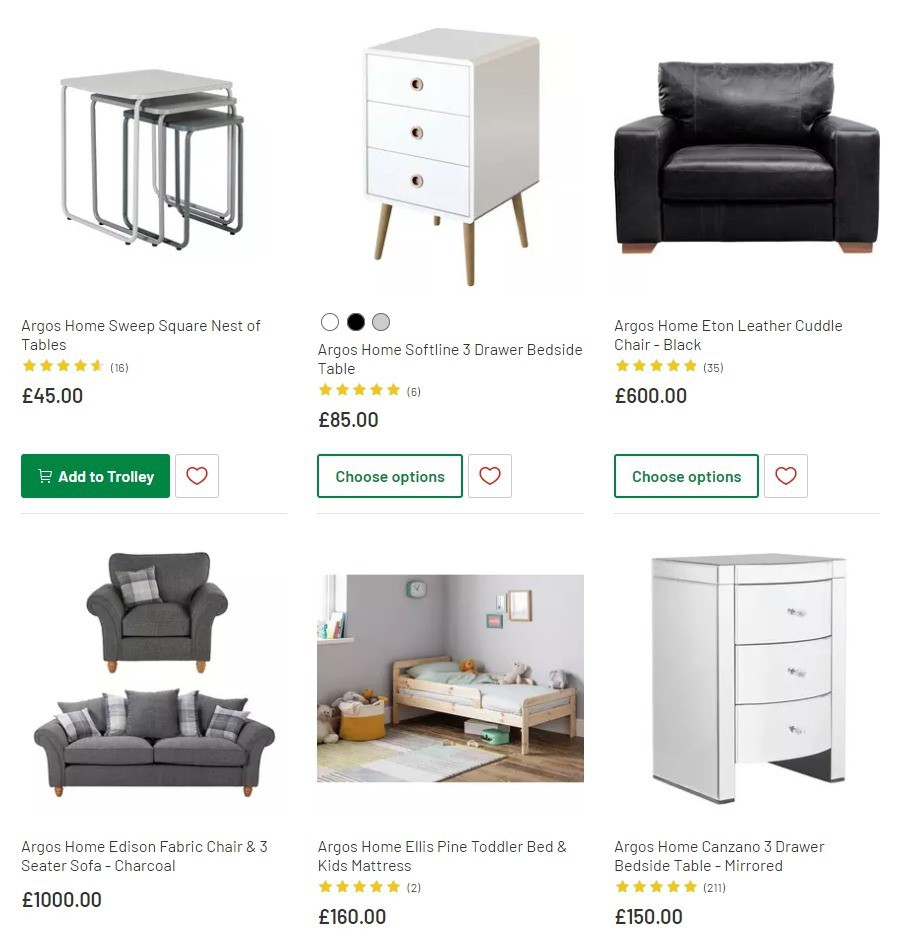 Argos Offers from 3 March