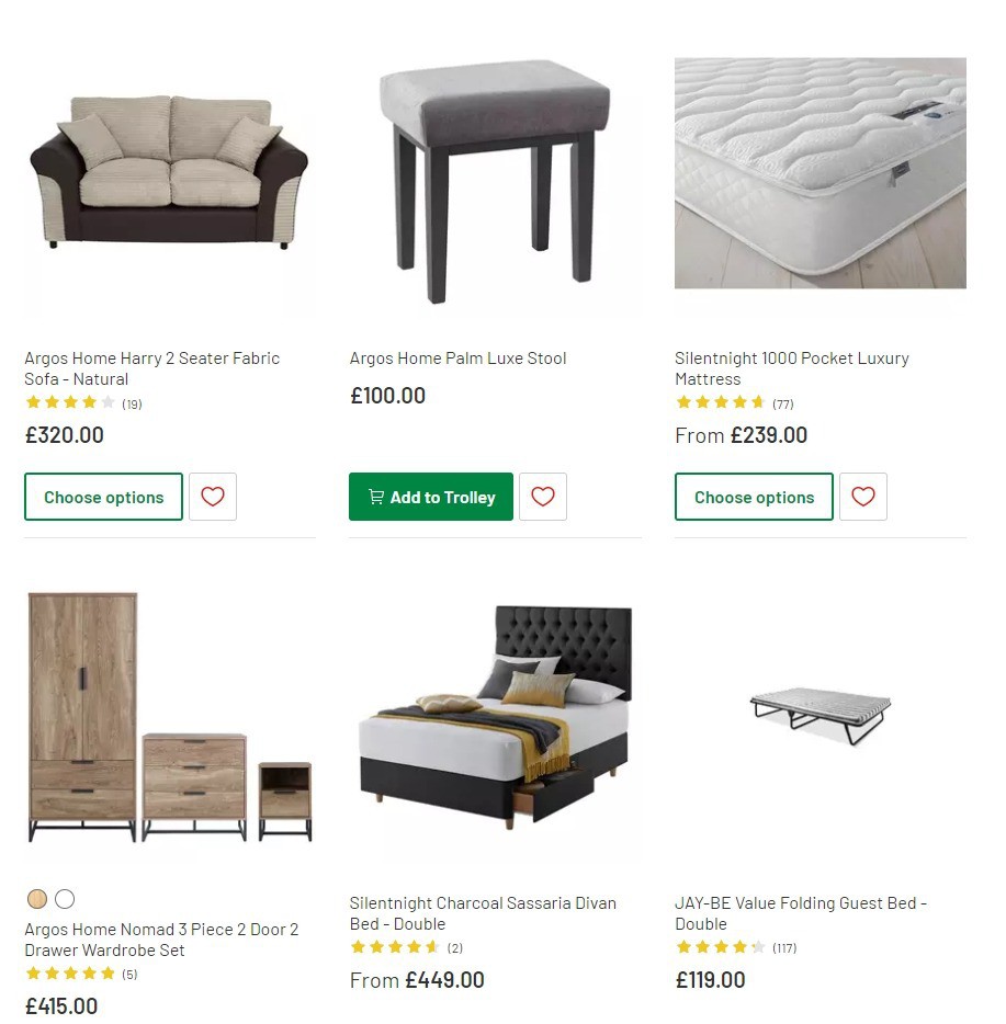 Argos Offers from 3 March
