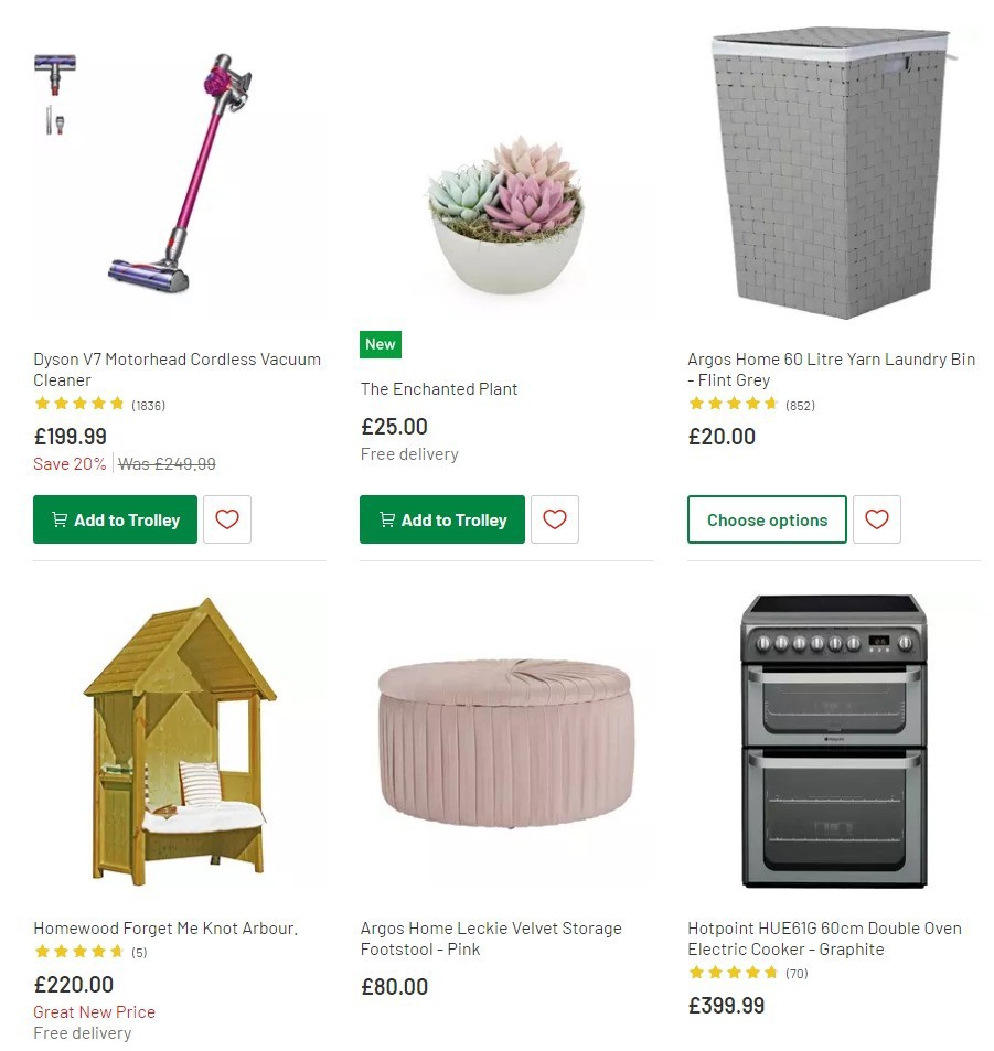Argos Offers from 3 March