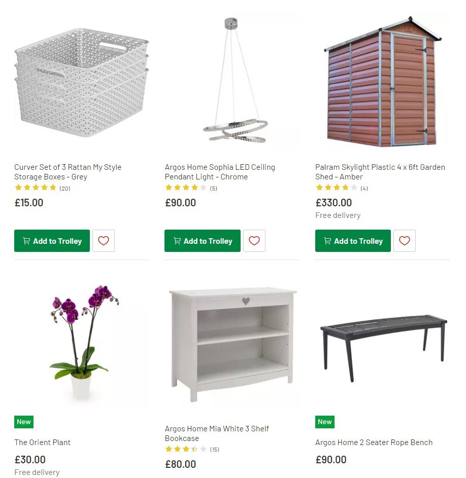 Argos Offers from 3 March