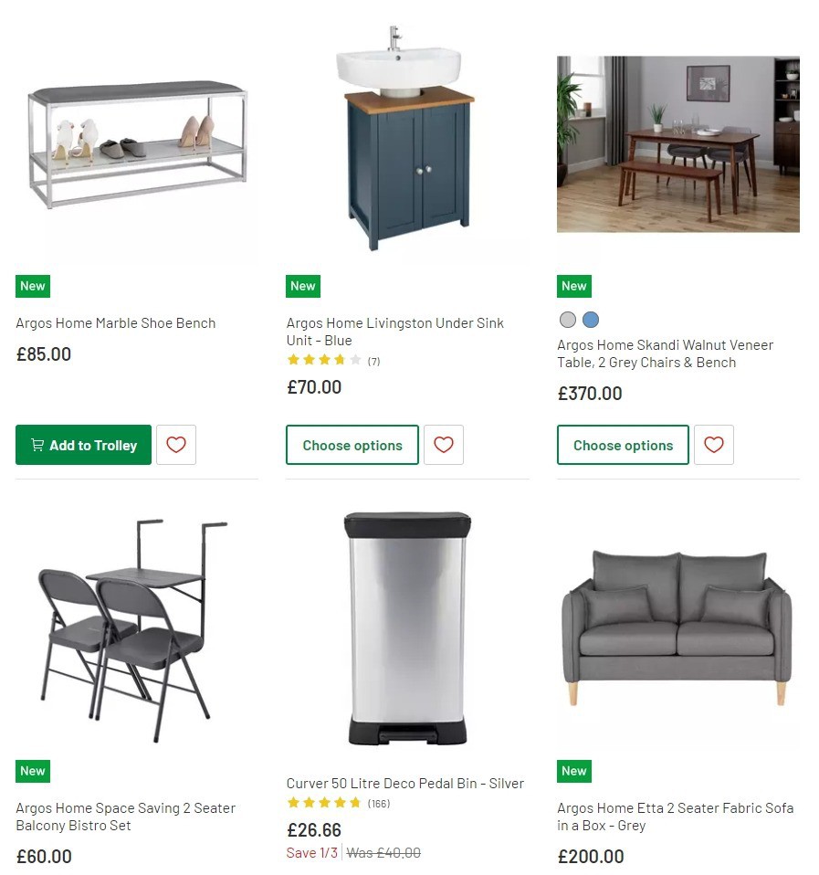 Argos Offers from 3 March