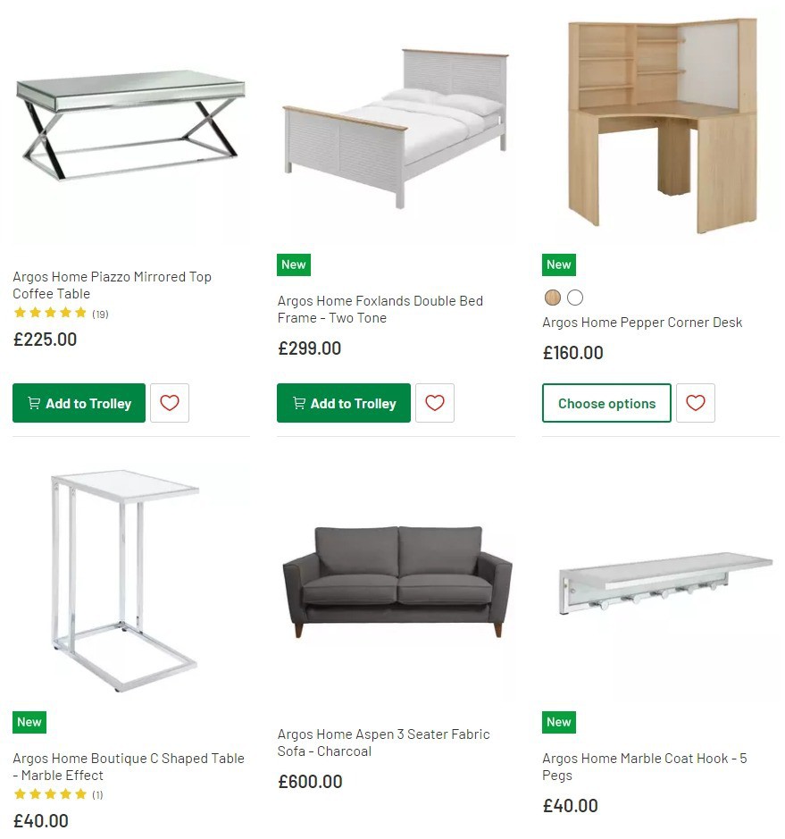 Argos Offers from 3 March