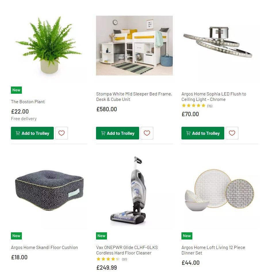 Argos Offers from 3 March