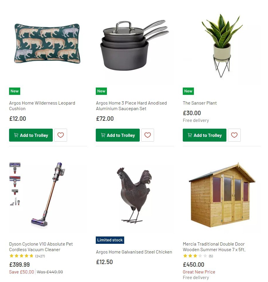 Argos Offers from 3 March