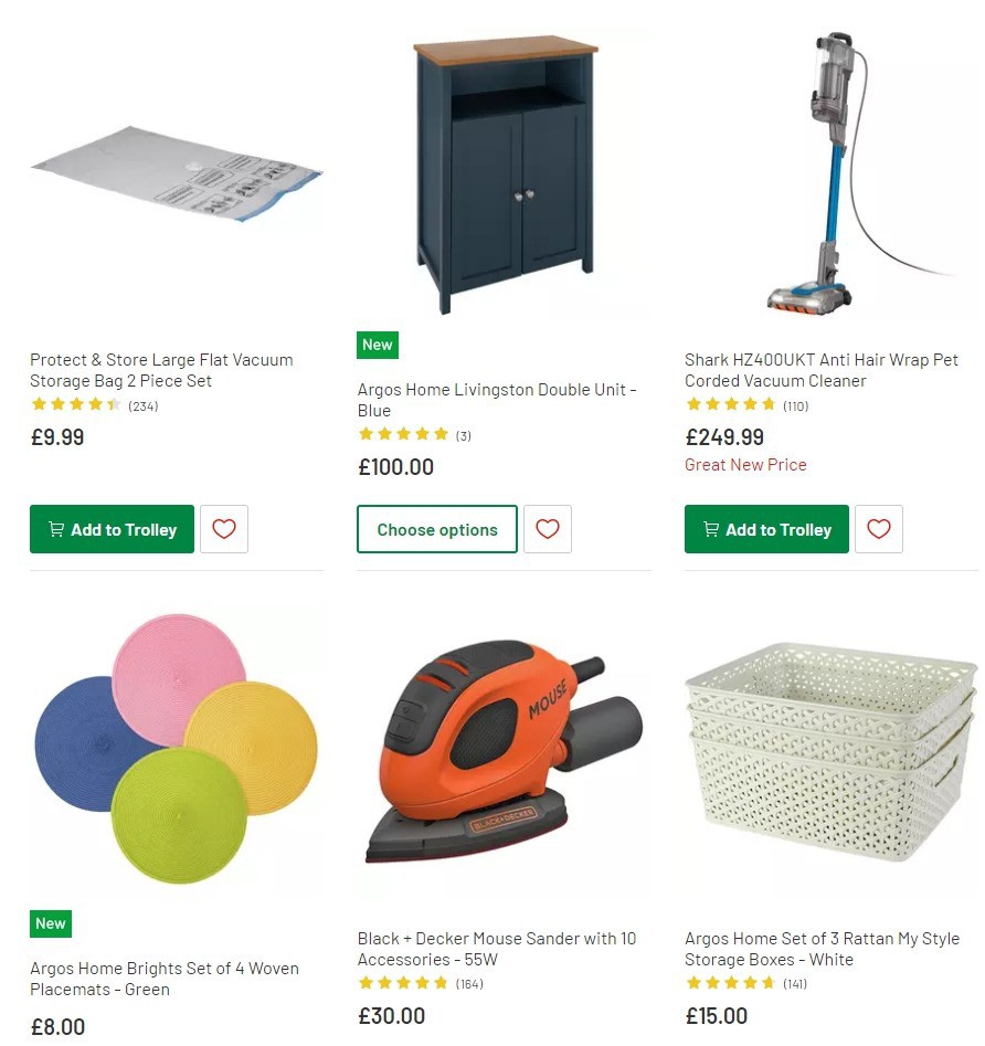 Argos Offers from 3 March