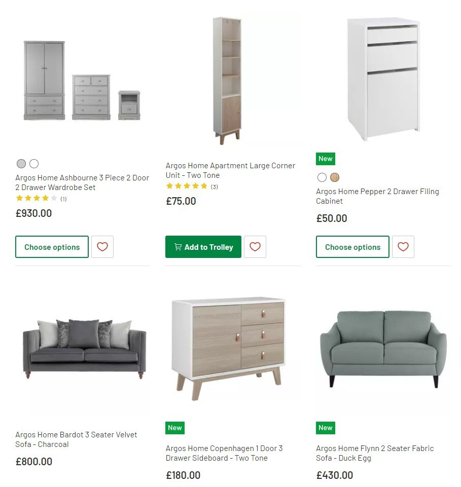 Argos Offers from 3 March