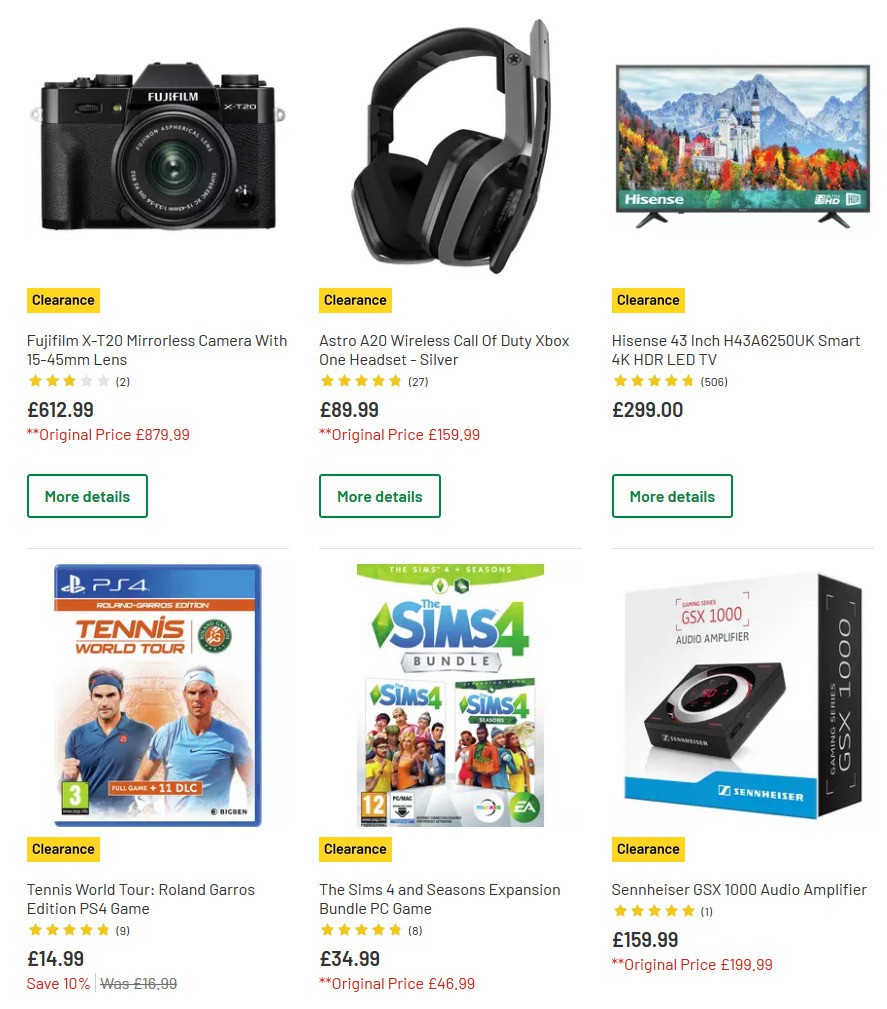 Argos Offers from 10 March