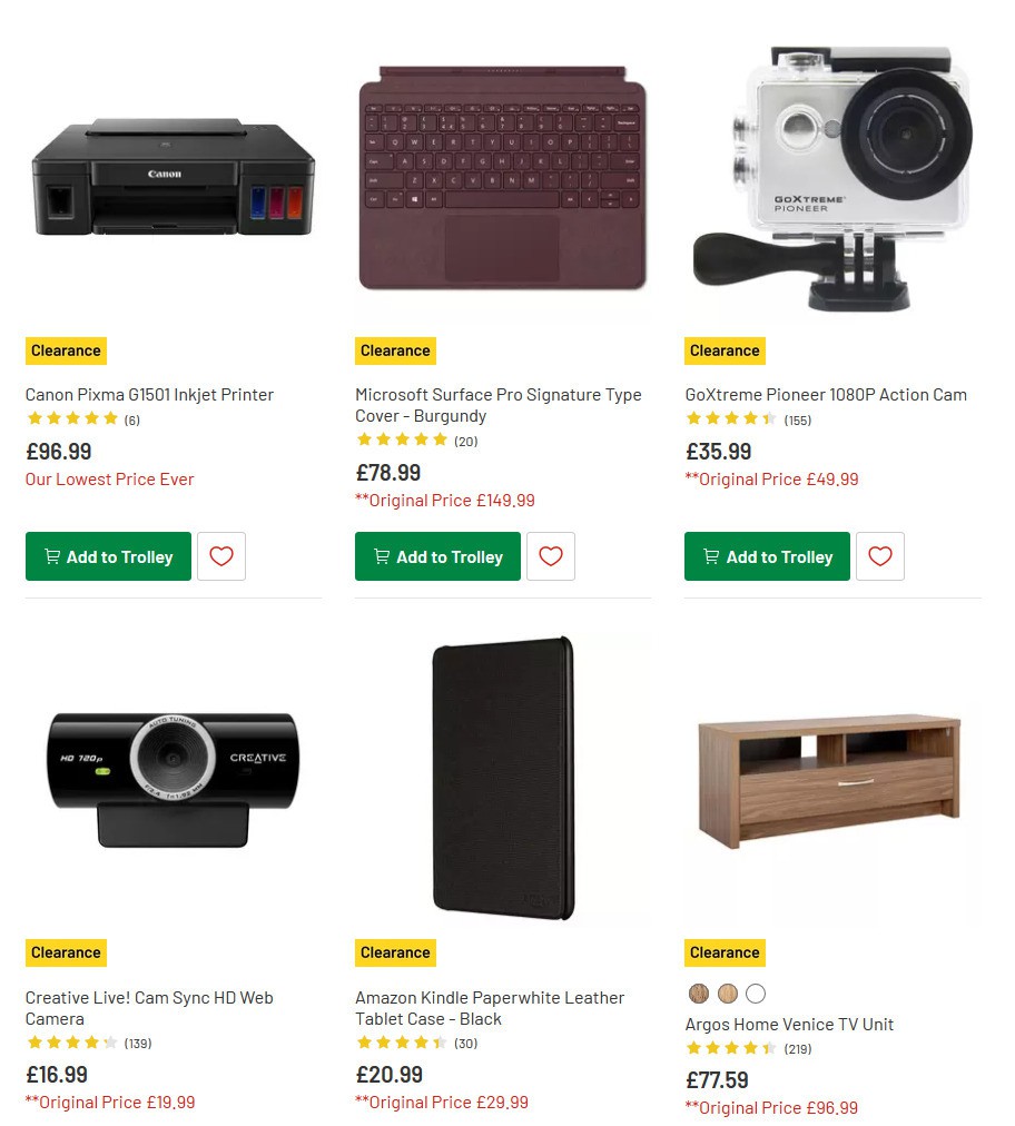 Argos Offers from 10 March