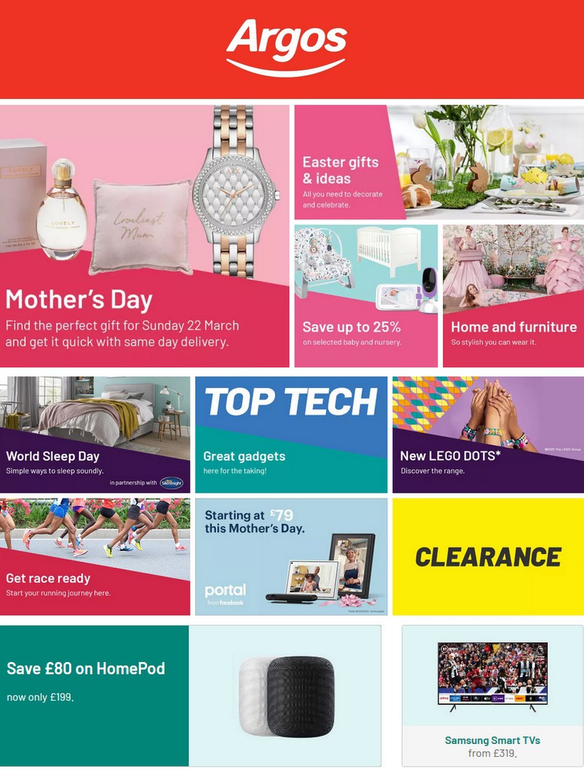 Argos Offers from 17 March