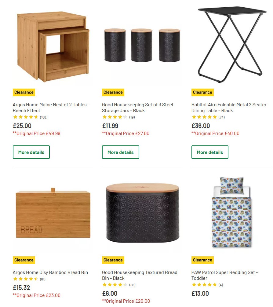 Argos Offers from 17 March