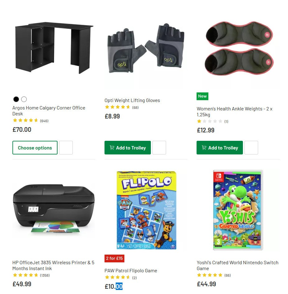 Argos Offers from 24 March