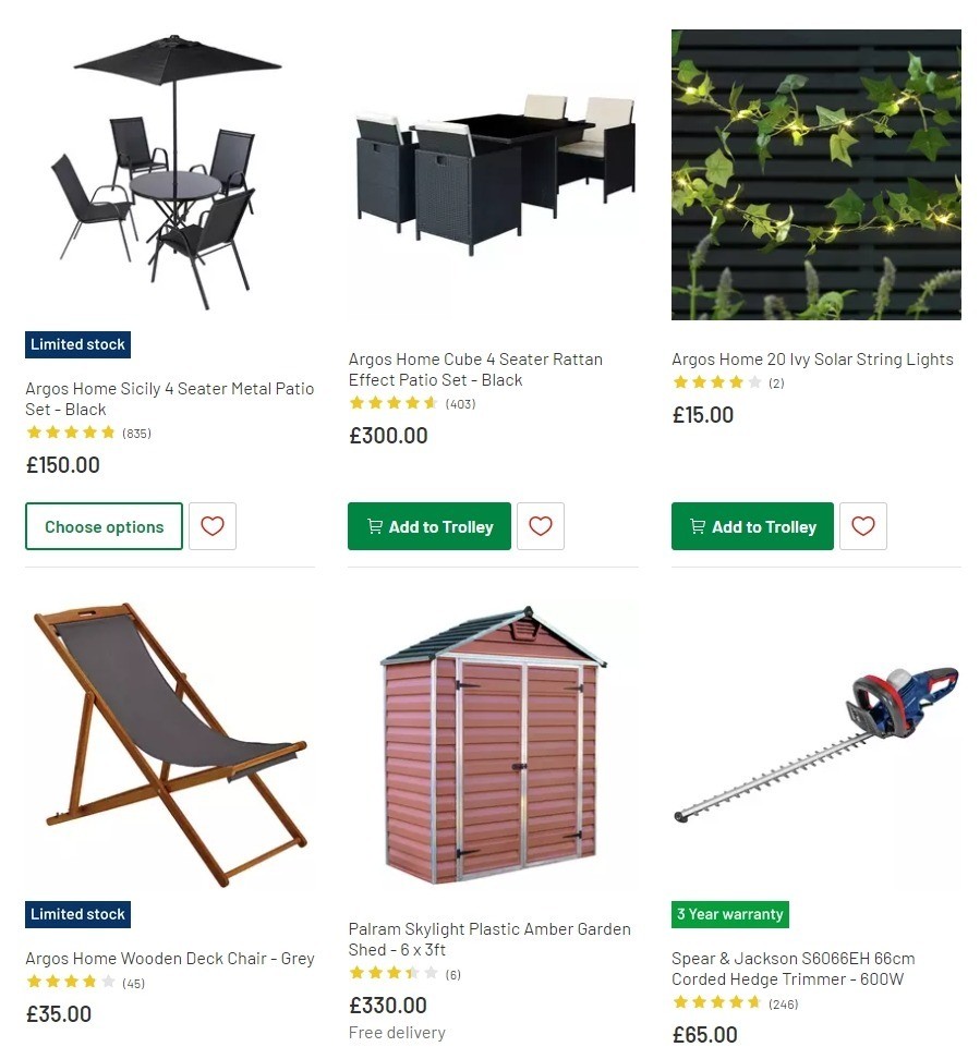 Argos Offers from 28 April