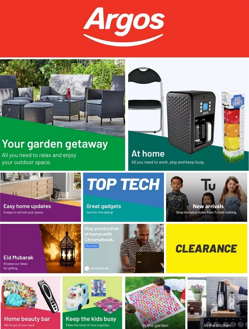 Argos Offers from 12 May