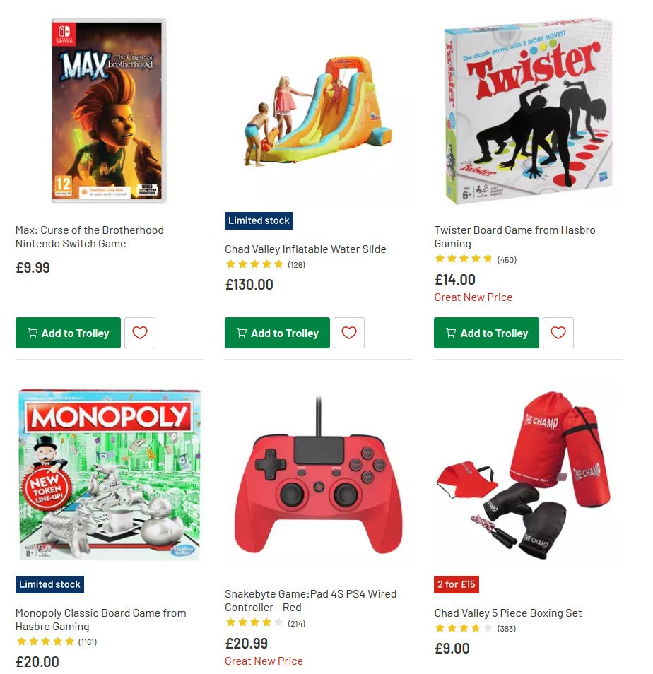 Argos Offers from 12 May