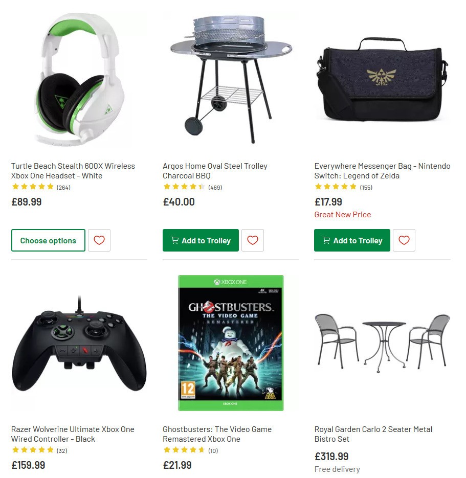 Argos Offers from 12 May