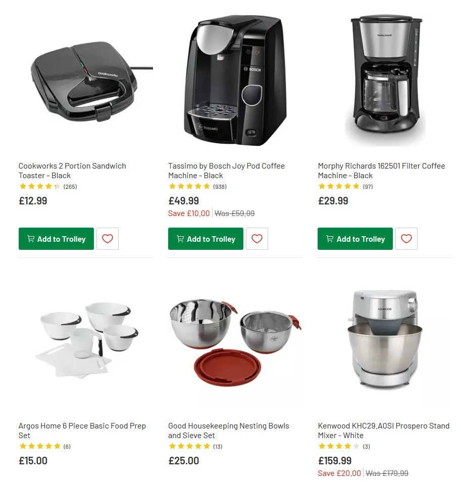 Argos Offers from 12 May