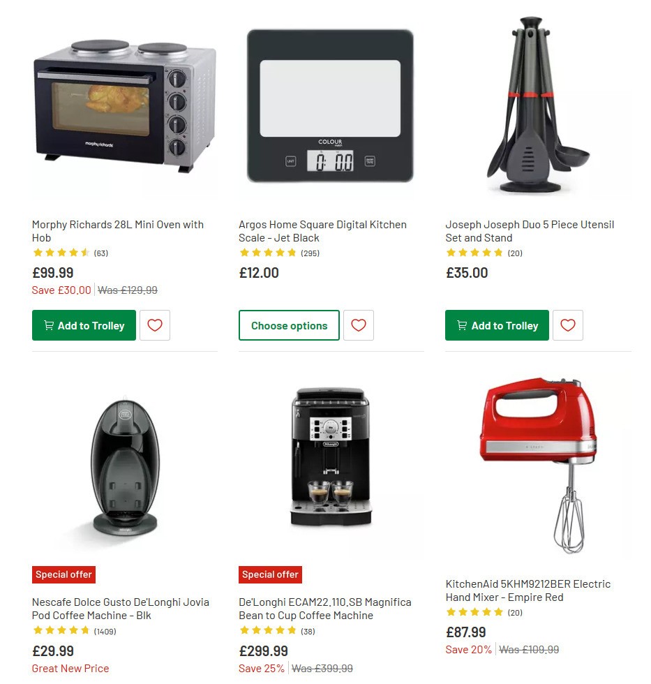 Argos Offers from 12 May