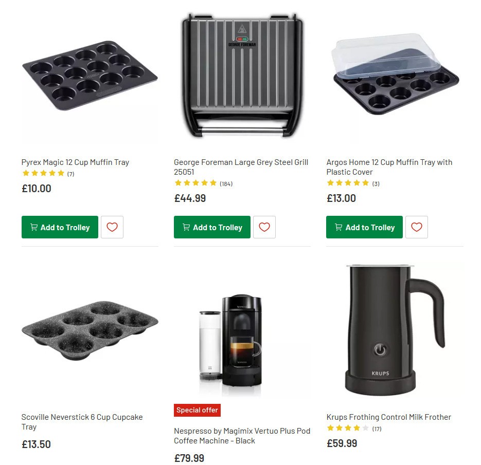 Argos Offers from 12 May