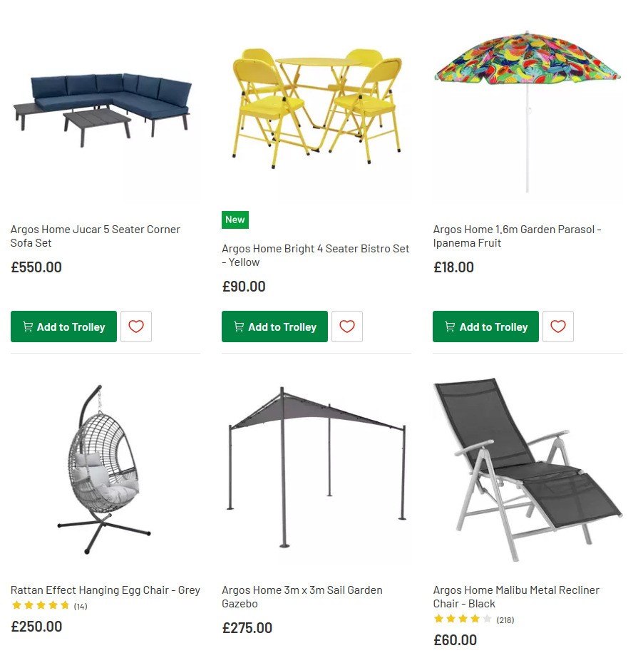 Argos Offers from 12 May