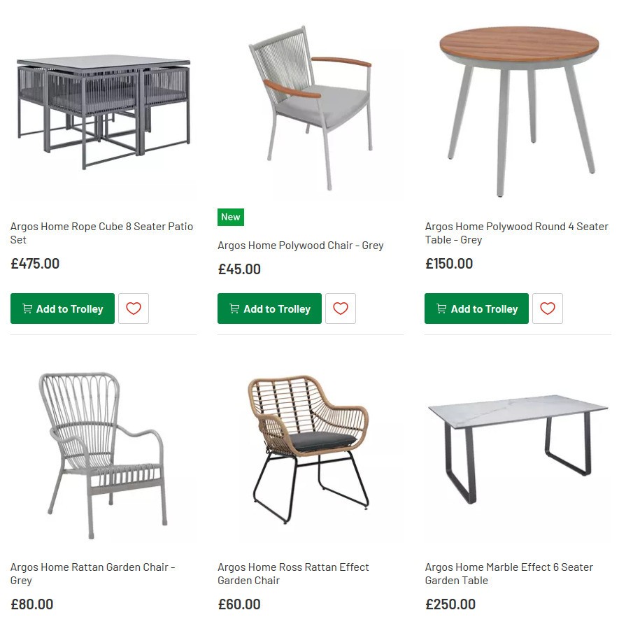 Argos Offers from 12 May