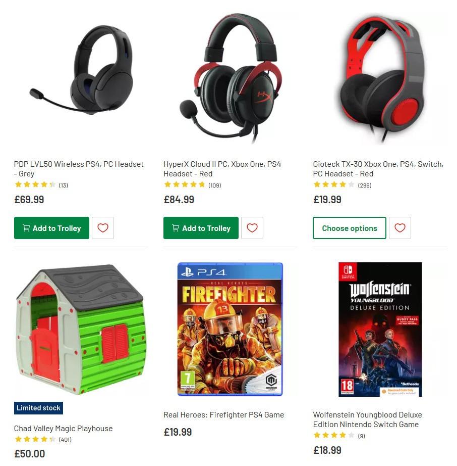 Argos Offers from 12 May