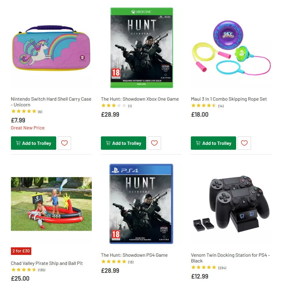 Argos Offers from 12 May