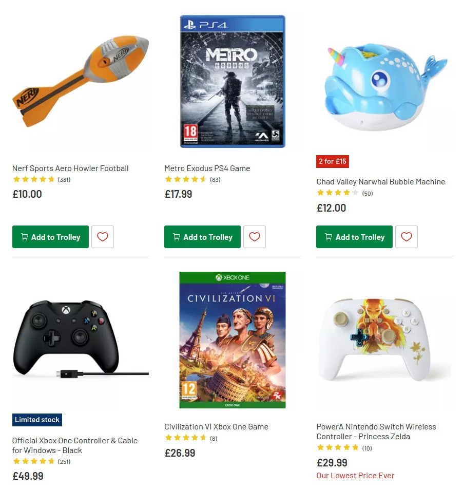 Argos Offers from 12 May