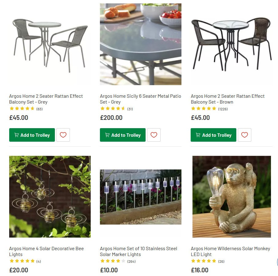 Argos Offers from 25 May