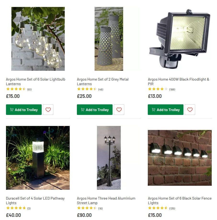 Argos Offers from 25 May