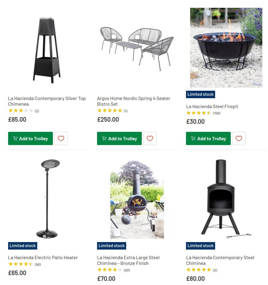 Argos Offers from 25 May