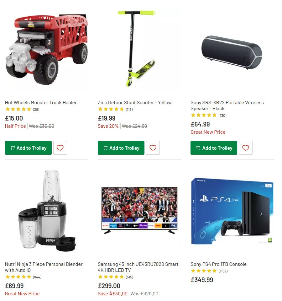 Argos Offers from 25 May