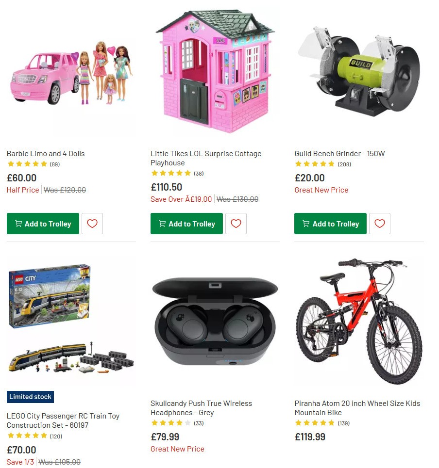 Argos Offers from 25 May