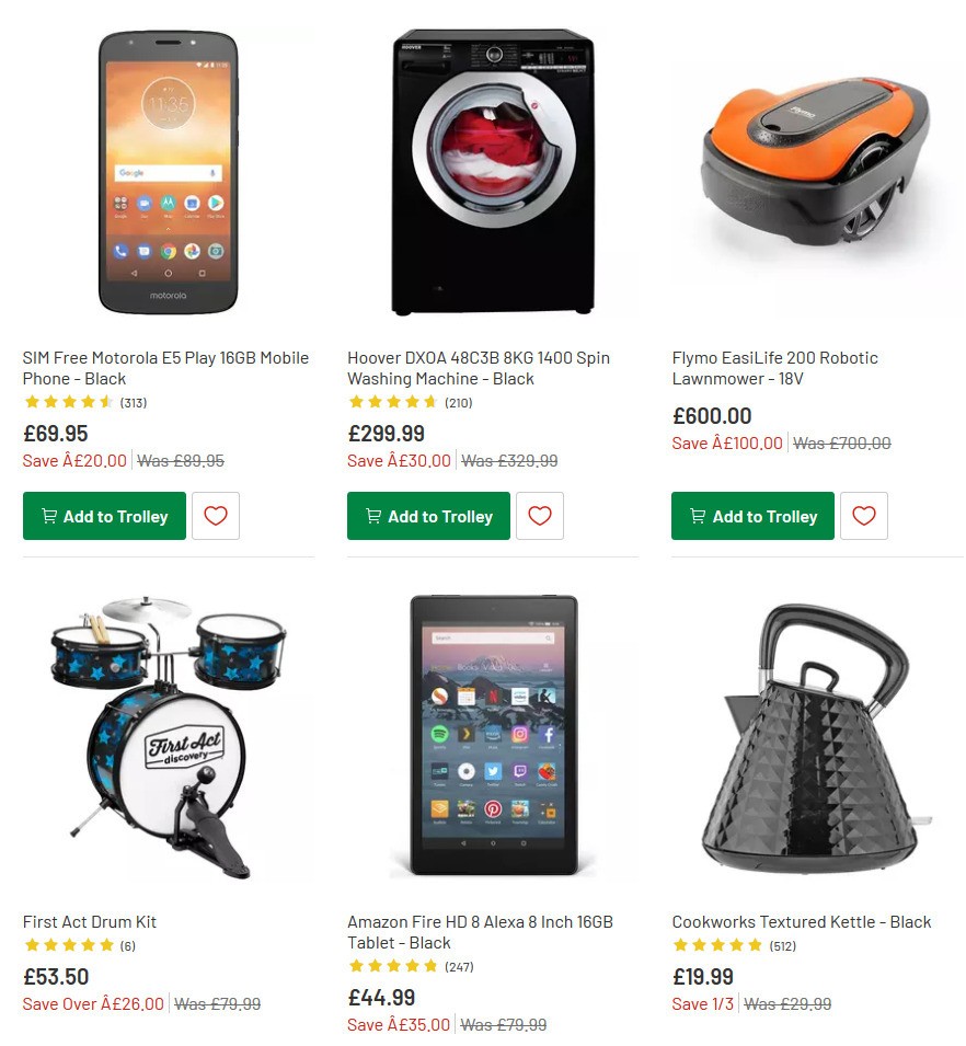 Argos Offers from 25 May