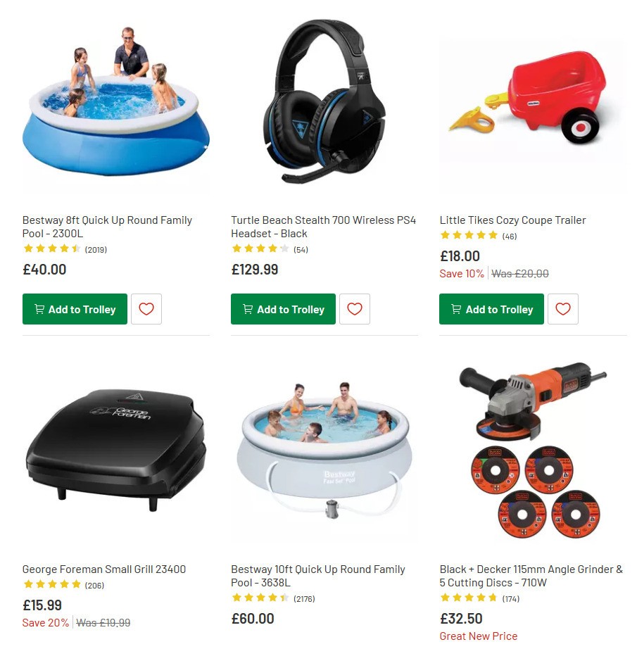 Argos Offers from 25 May