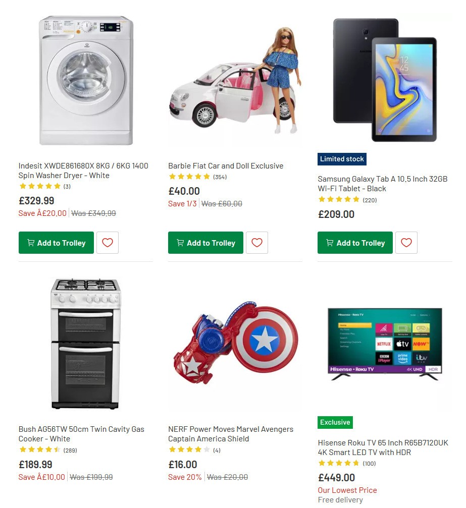 Argos Offers from 25 May