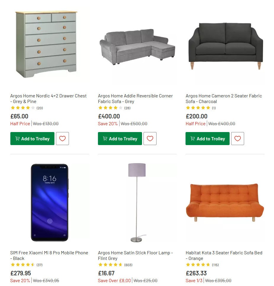 Argos Offers from 23 June