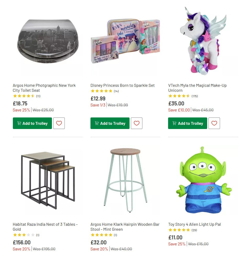 Argos Offers from 23 June