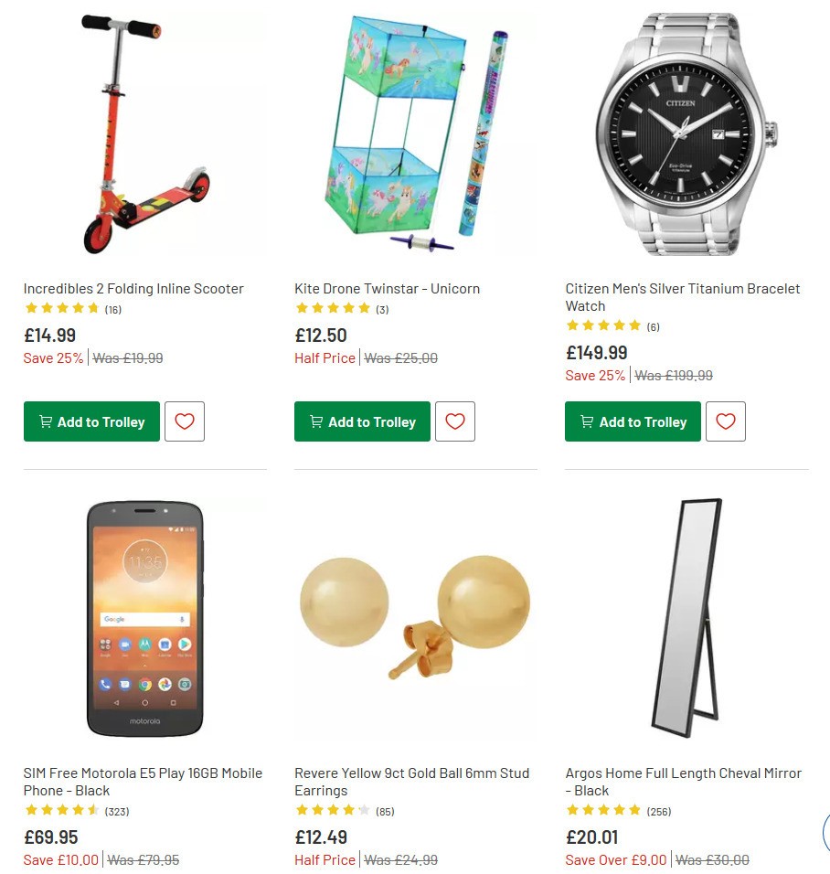 Argos Offers from 23 June