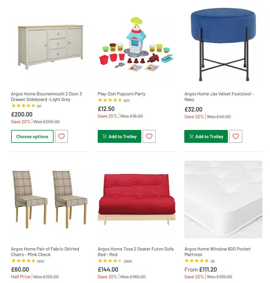 Argos Offers from 23 June