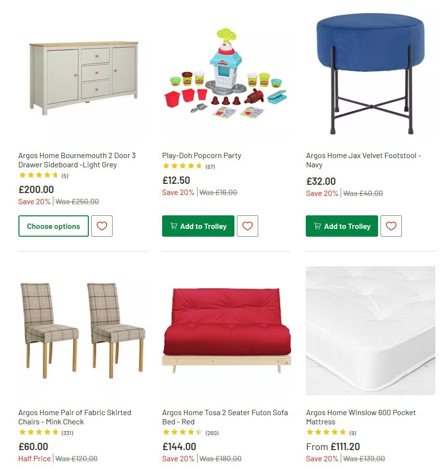 Argos Offers from 23 June