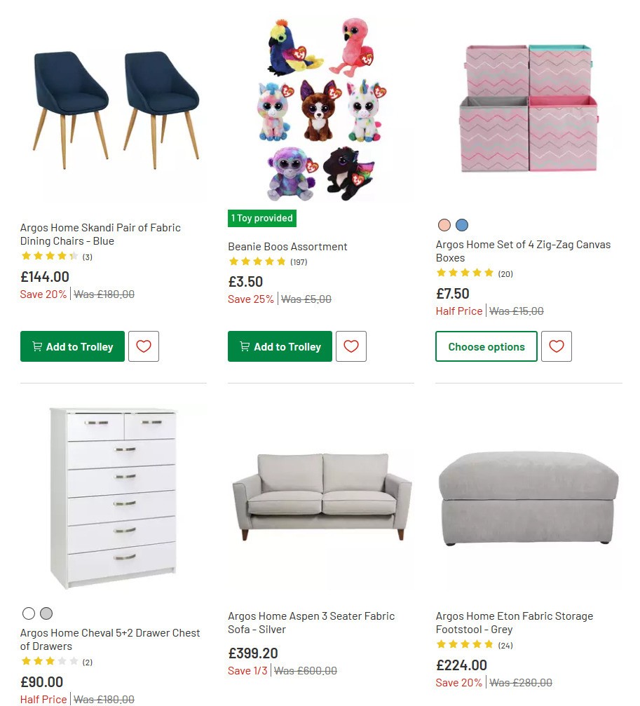 Argos Offers from 23 June